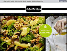 Tablet Screenshot of myownchef.com